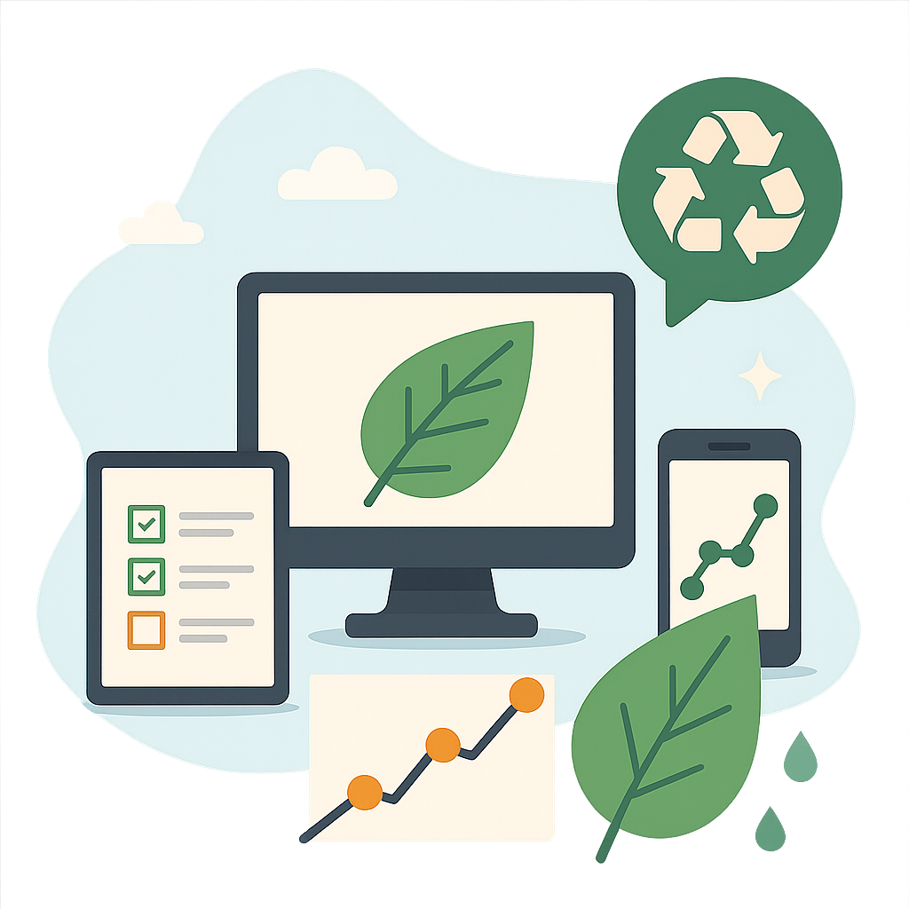 Featured image for “Nachhaltiges Webdesign: Warum Green UX 2025 zum Gamechanger wird”