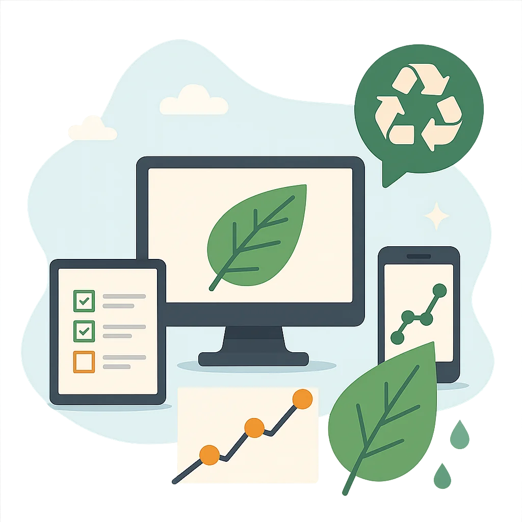Featured image for “Nachhaltiges Webdesign: Warum Green UX 2025 zum Gamechanger wird”